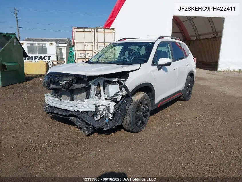 2023 Subaru Forester Sport VIN: JF2SKEHC9PH422411 Lot: 12333965