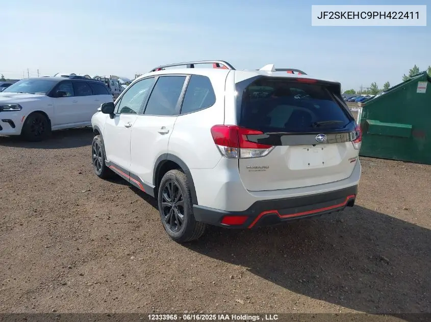 2023 Subaru Forester Sport VIN: JF2SKEHC9PH422411 Lot: 12333965
