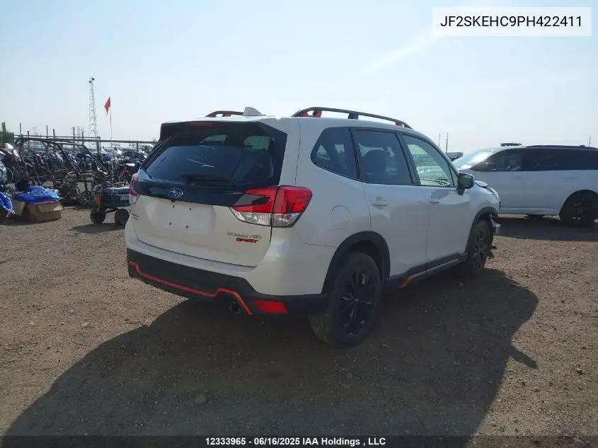 2023 Subaru Forester Sport VIN: JF2SKEHC9PH422411 Lot: 12333965