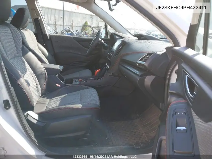 2023 Subaru Forester Sport VIN: JF2SKEHC9PH422411 Lot: 12333965
