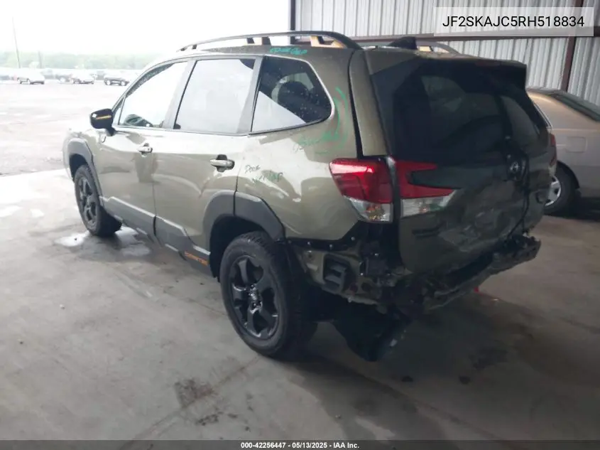 2024 Subaru Forester Wilderness VIN: JF2SKAJC5RH518834 Lot: 42256447