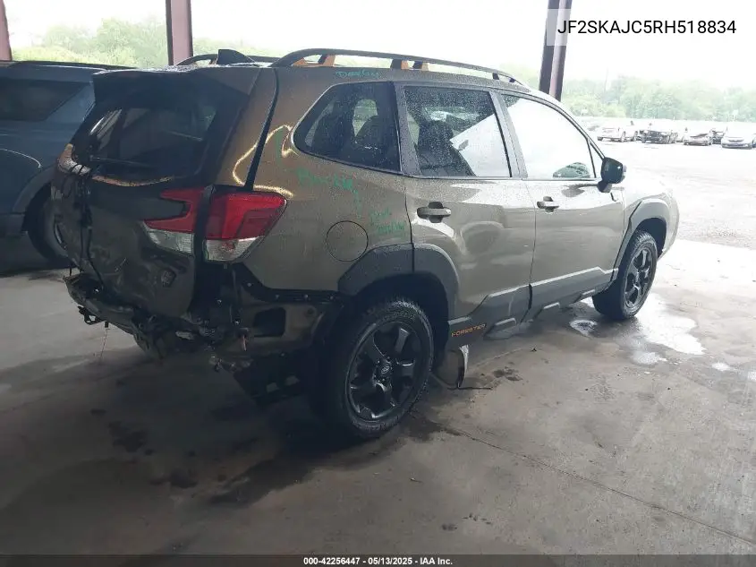 2024 Subaru Forester Wilderness VIN: JF2SKAJC5RH518834 Lot: 42256447