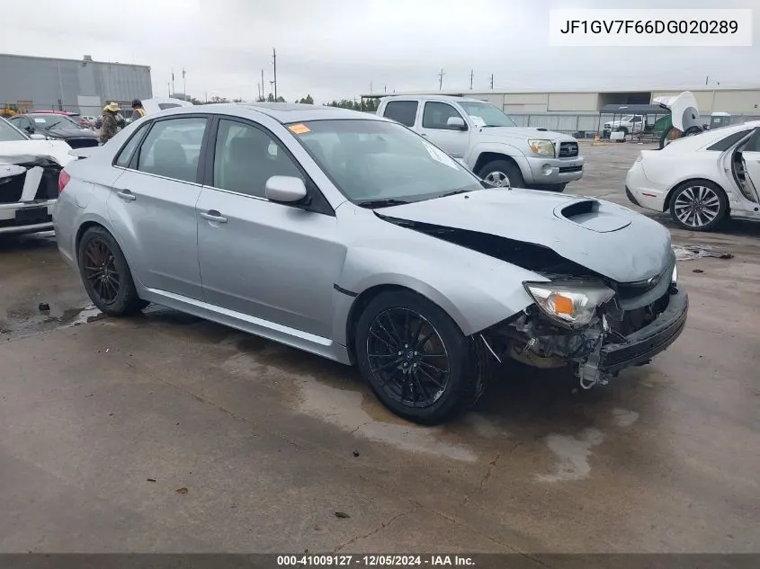 2013 Subaru Impreza Wrx Premium VIN: JF1GV7F66DG020289 Lot: 41009127