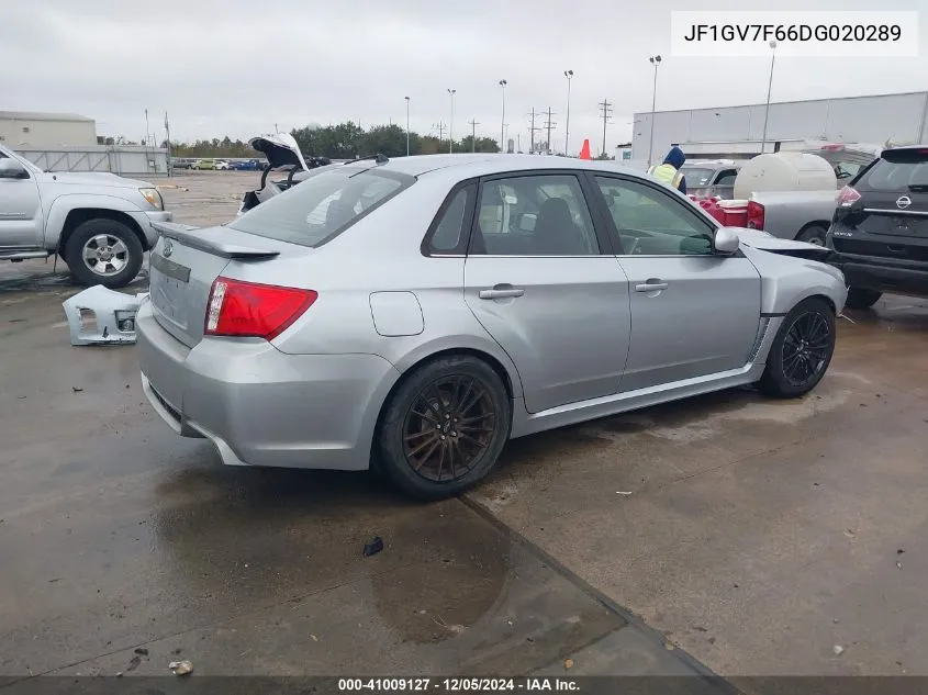 2013 Subaru Impreza Wrx Premium VIN: JF1GV7F66DG020289 Lot: 41009127