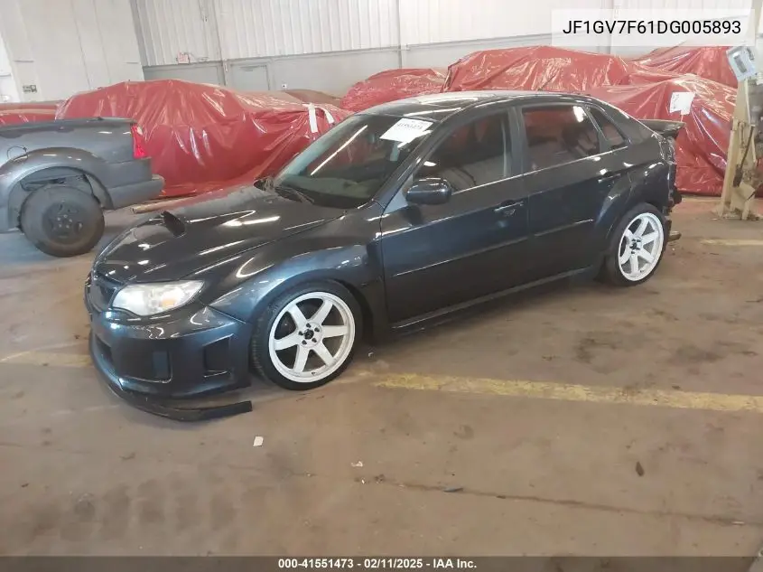2013 Subaru Impreza Wrx Premium VIN: JF1GV7F61DG005893 Lot: 41551473