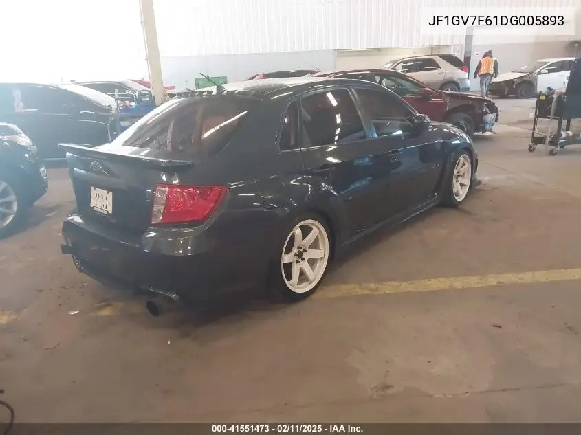 2013 Subaru Impreza Wrx Premium VIN: JF1GV7F61DG005893 Lot: 41551473