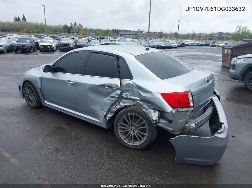 2013 Subaru Impreza Wrx VIN: JF1GV7E61DG033632 Lot: 41947133