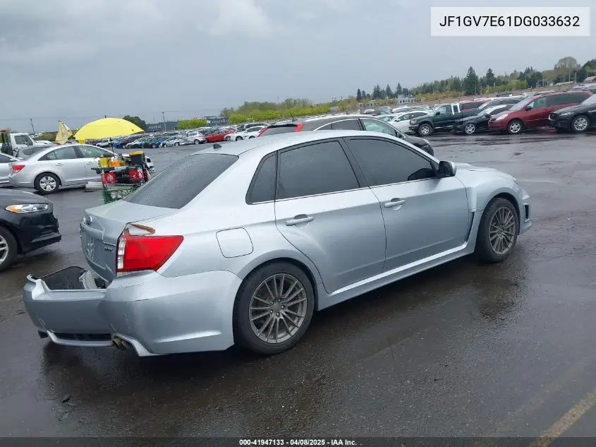 2013 Subaru Impreza Wrx VIN: JF1GV7E61DG033632 Lot: 41947133