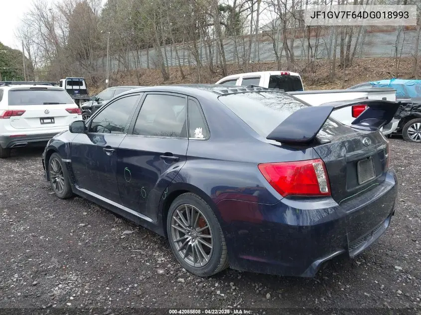 2013 Subaru Impreza Wrx Premium VIN: JF1GV7F64DG018993 Lot: 42085808