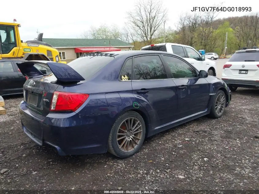 2013 Subaru Impreza Wrx Premium VIN: JF1GV7F64DG018993 Lot: 42085808