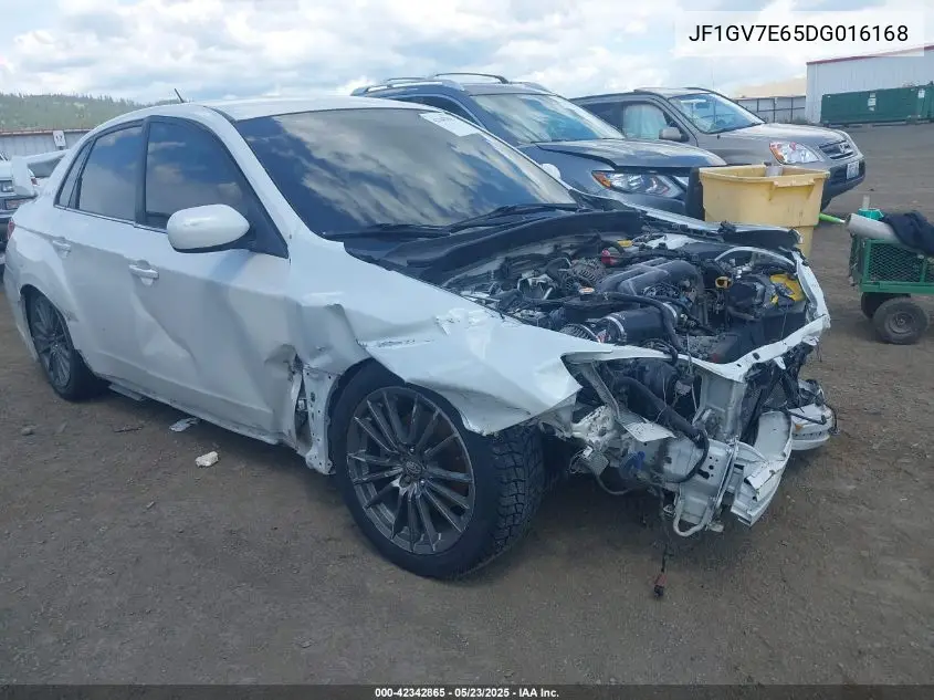 2013 Subaru Impreza Wrx VIN: JF1GV7E65DG016168 Lot: 42342865