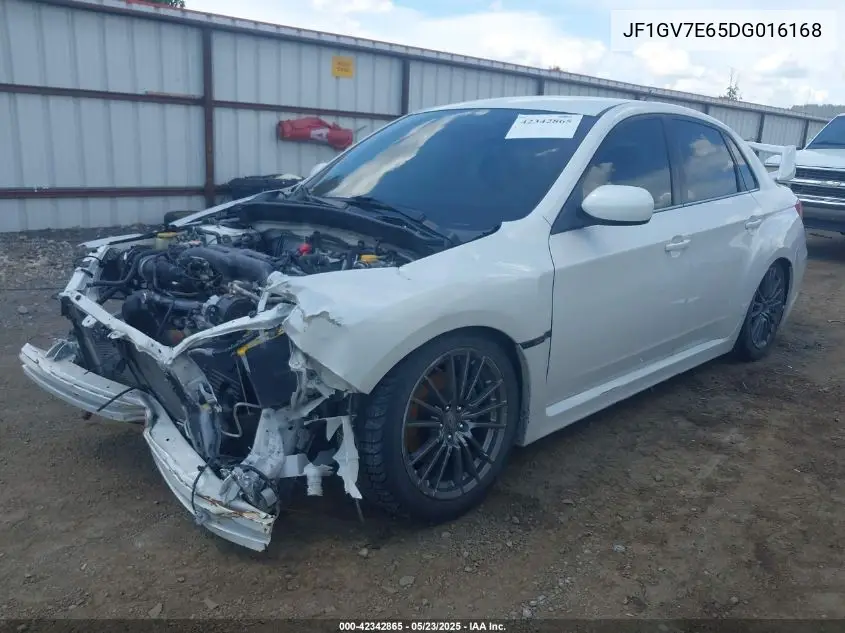 2013 Subaru Impreza Wrx VIN: JF1GV7E65DG016168 Lot: 42342865
