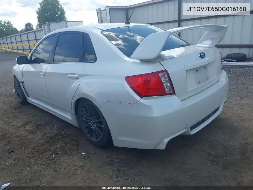 2013 Subaru Impreza Wrx VIN: JF1GV7E65DG016168 Lot: 42342865