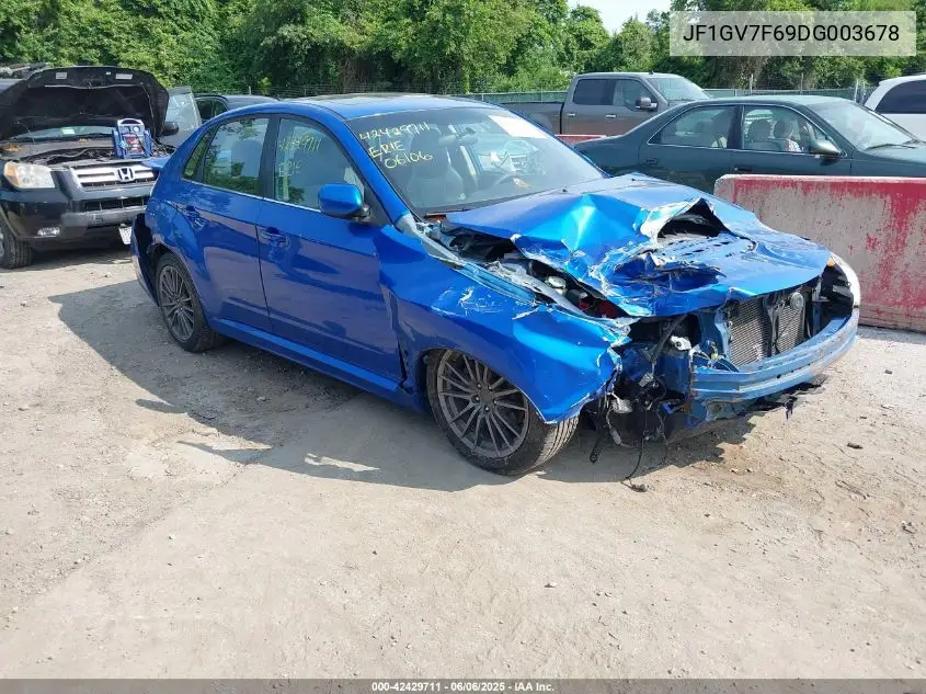 2013 Subaru Impreza Wrx Limited VIN: JF1GV7F69DG003678 Lot: 42429711