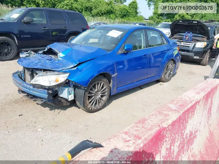 2013 Subaru Impreza Wrx Limited VIN: JF1GV7F69DG003678 Lot: 42429711