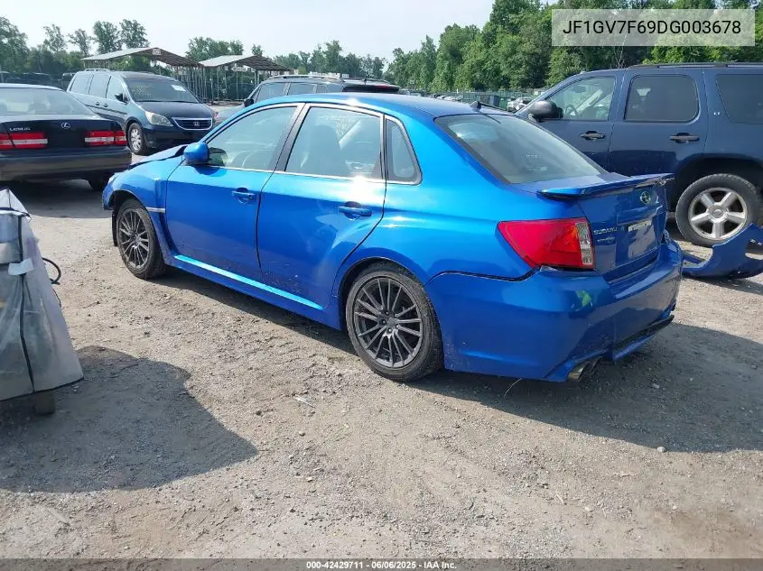 2013 Subaru Impreza Wrx Limited VIN: JF1GV7F69DG003678 Lot: 42429711