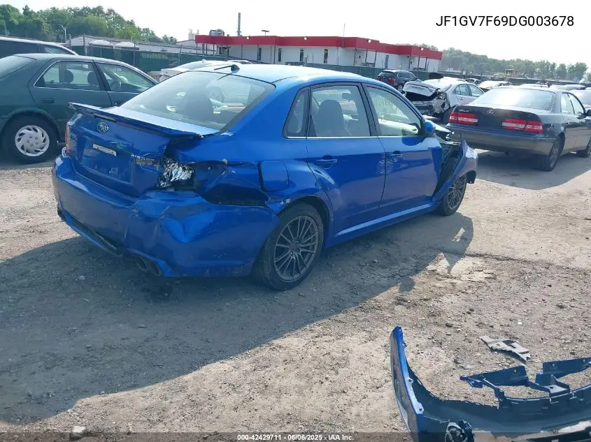 2013 Subaru Impreza Wrx Limited VIN: JF1GV7F69DG003678 Lot: 42429711