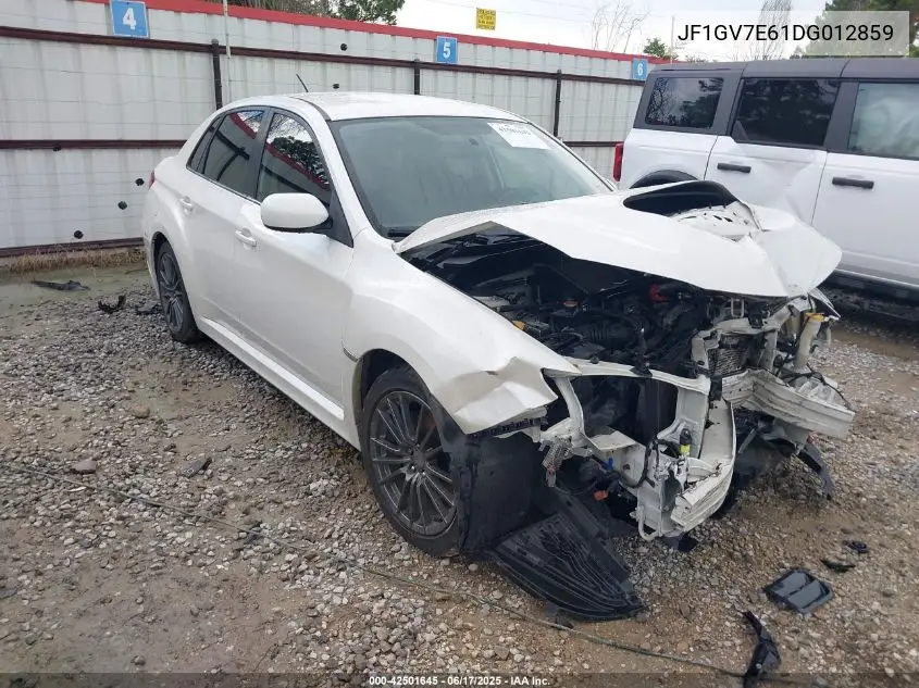 2013 Subaru Impreza Wrx VIN: JF1GV7E61DG012859 Lot: 42501645