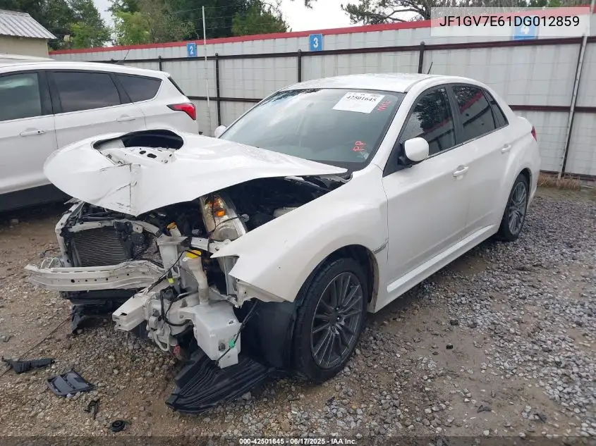 2013 Subaru Impreza Wrx VIN: JF1GV7E61DG012859 Lot: 42501645