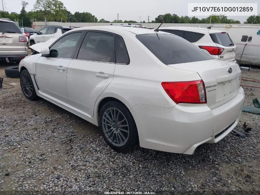2013 Subaru Impreza Wrx VIN: JF1GV7E61DG012859 Lot: 42501645
