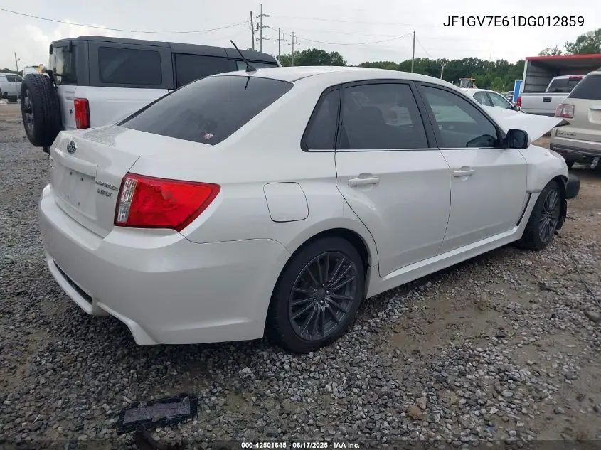 2013 Subaru Impreza Wrx VIN: JF1GV7E61DG012859 Lot: 42501645