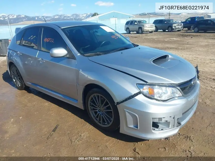2014 Subaru Impreza Wrx VIN: JF1GR7E68EG221974 Lot: 41712946