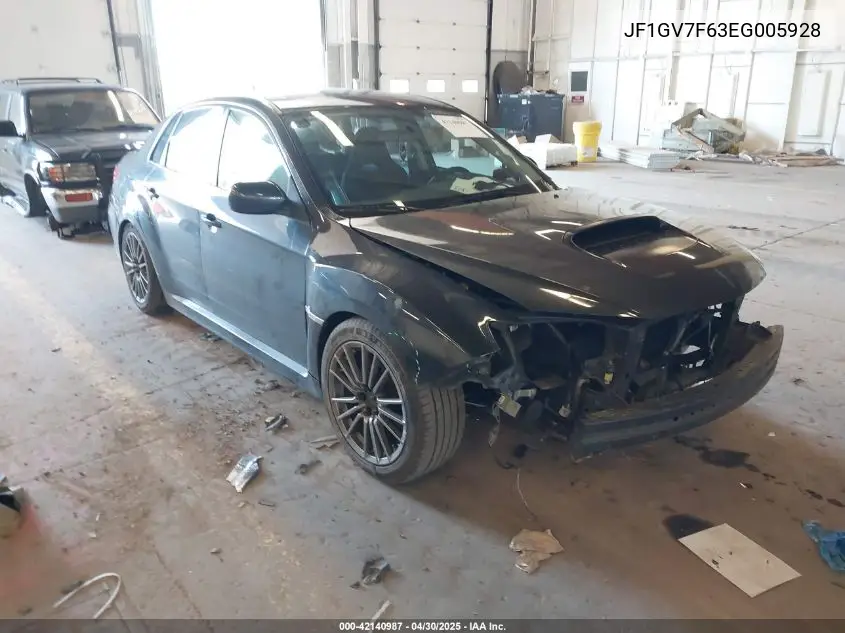 2014 Subaru Impreza Wrx Premium VIN: JF1GV7F63EG005928 Lot: 42140987