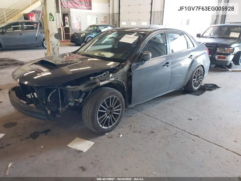 2014 Subaru Impreza Wrx Premium VIN: JF1GV7F63EG005928 Lot: 42140987