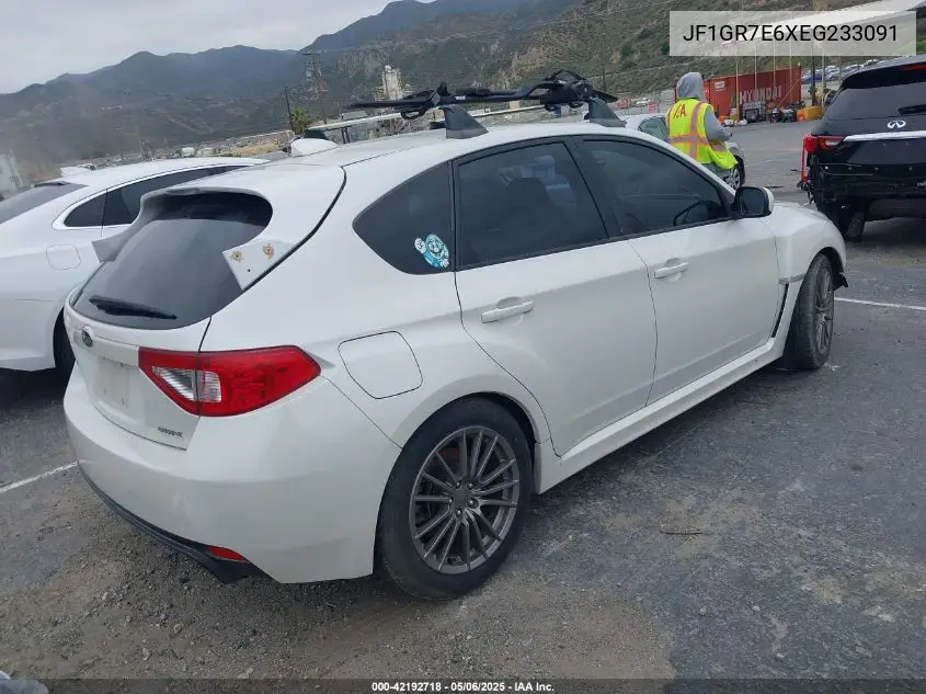 2014 Subaru Impreza Wrx Limited VIN: JF1GR7E6XEG233091 Lot: 42192718