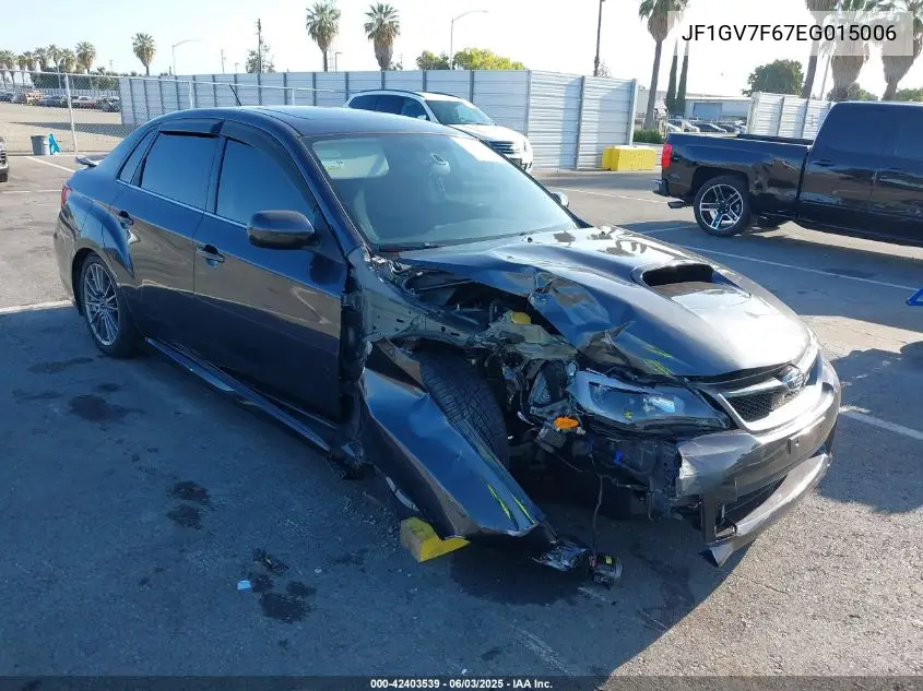 2014 Subaru Impreza Wrx Premium VIN: JF1GV7F67EG015006 Lot: 42403539