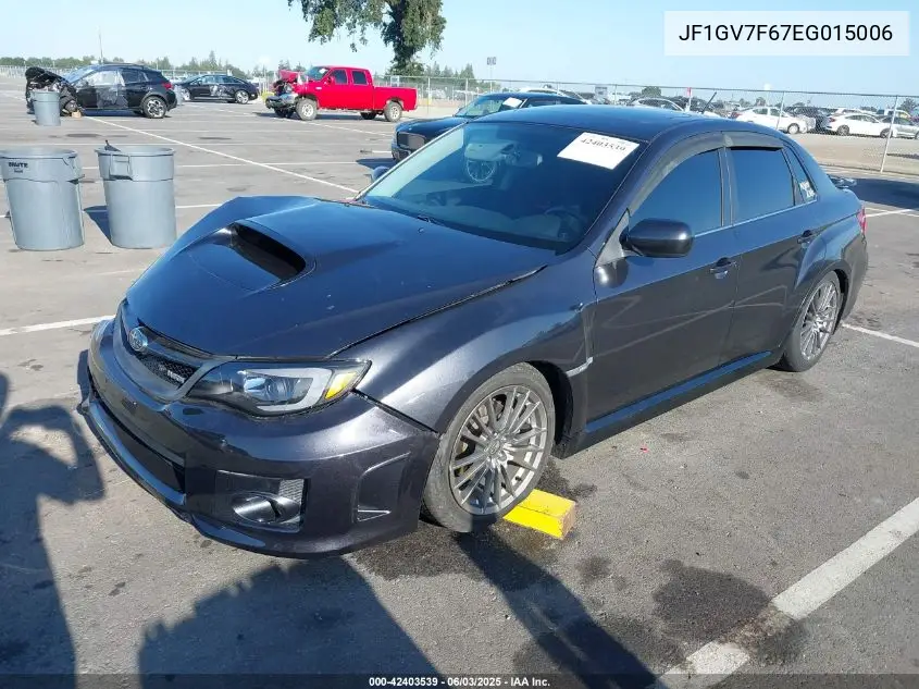 2014 Subaru Impreza Wrx Premium VIN: JF1GV7F67EG015006 Lot: 42403539