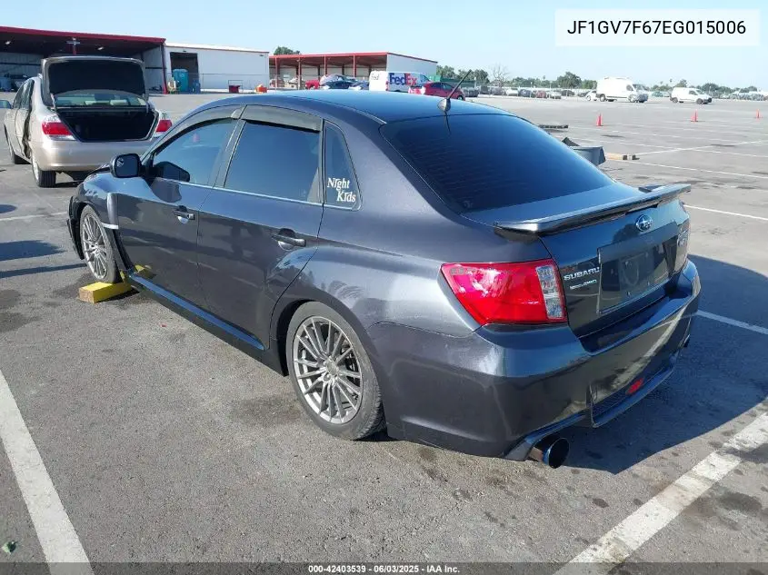 2014 Subaru Impreza Wrx Premium VIN: JF1GV7F67EG015006 Lot: 42403539