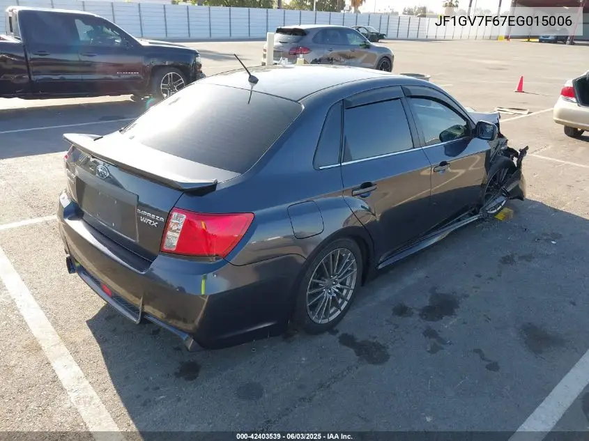 2014 Subaru Impreza Wrx Premium VIN: JF1GV7F67EG015006 Lot: 42403539
