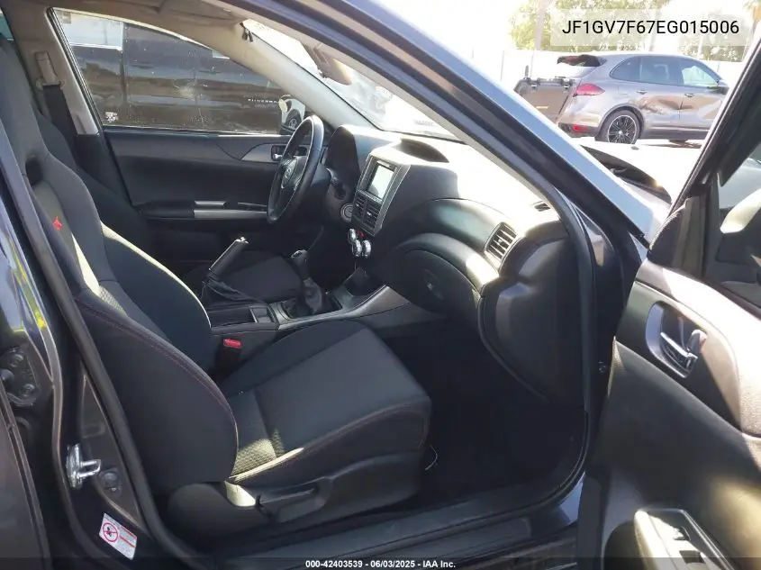 2014 Subaru Impreza Wrx Premium VIN: JF1GV7F67EG015006 Lot: 42403539