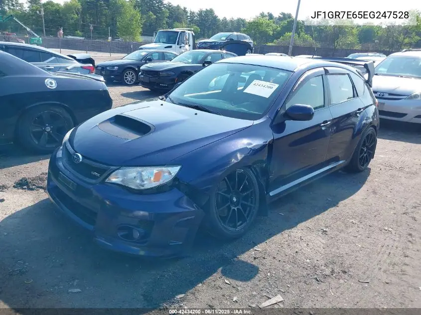 2014 Subaru Impreza Wrx Premium VIN: JF1GR7E65EG247528 Lot: 42434200