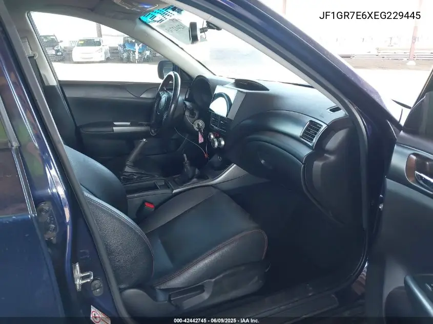 2014 Subaru Impreza Wrx Limited VIN: JF1GR7E6XEG229445 Lot: 42442745