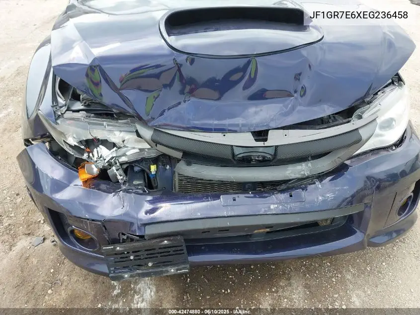 2014 Subaru Impreza Wrx Premium VIN: JF1GR7E6XEG236458 Lot: 42474880