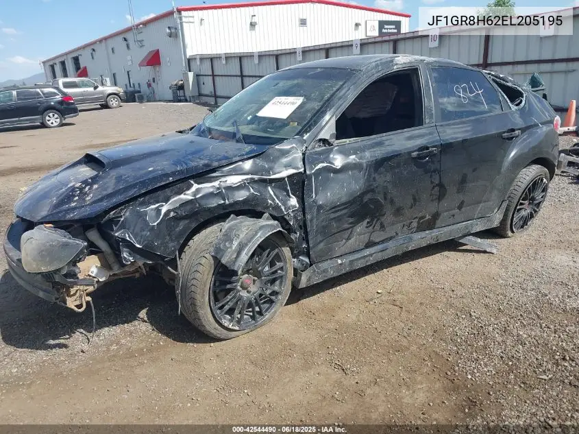 2014 Subaru Impreza Wrx Sti VIN: JF1GR8H62EL205195 Lot: 42544490