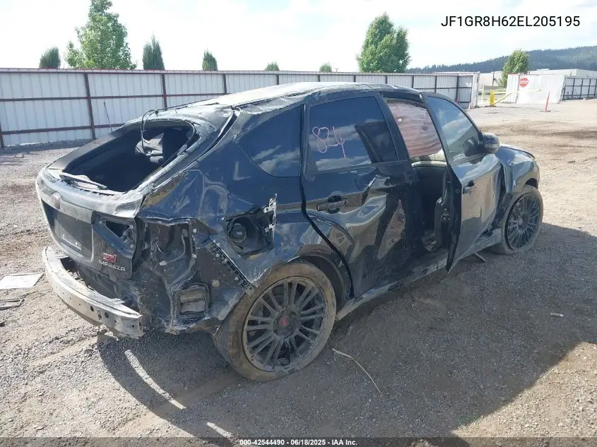 2014 Subaru Impreza Wrx Sti VIN: JF1GR8H62EL205195 Lot: 42544490