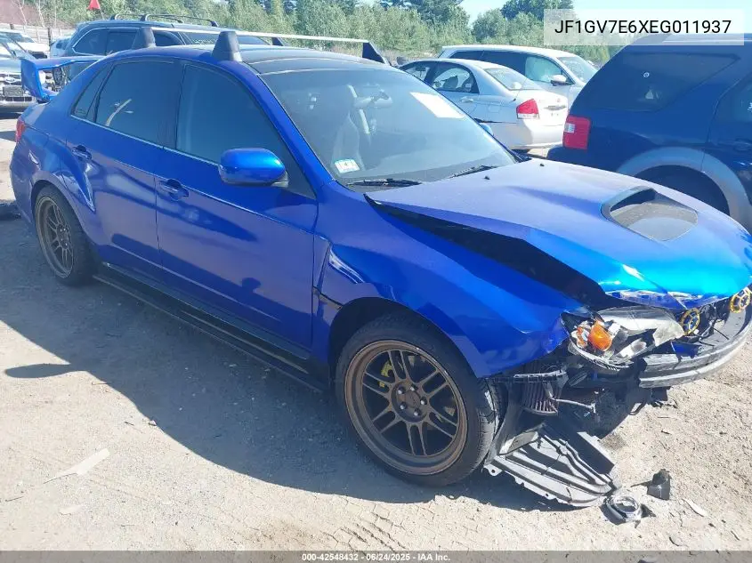 2014 Subaru Impreza Wrx VIN: JF1GV7E6XEG011937 Lot: 42548432