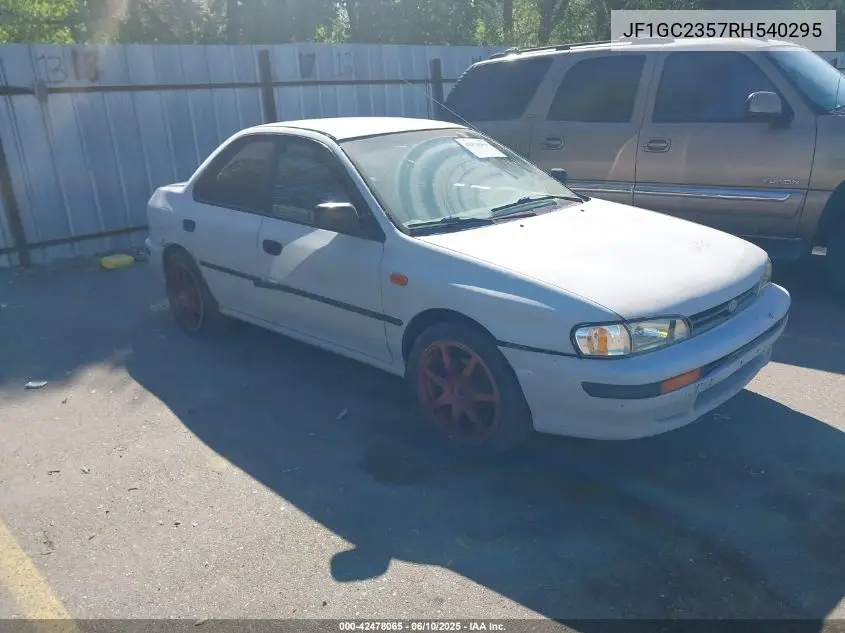 1994 Subaru Impreza L Plus VIN: JF1GC2357RH540295 Lot: 42478065