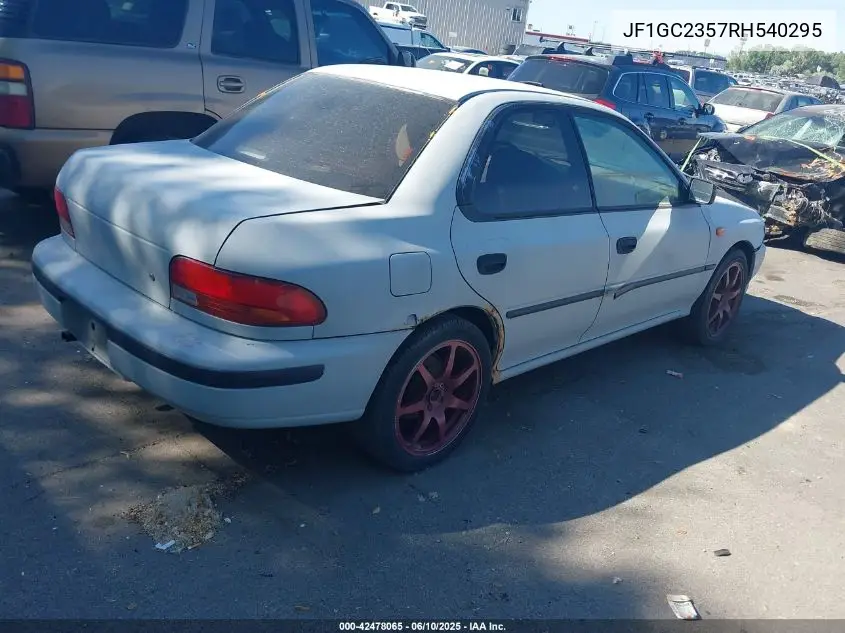 1994 Subaru Impreza L Plus VIN: JF1GC2357RH540295 Lot: 42478065