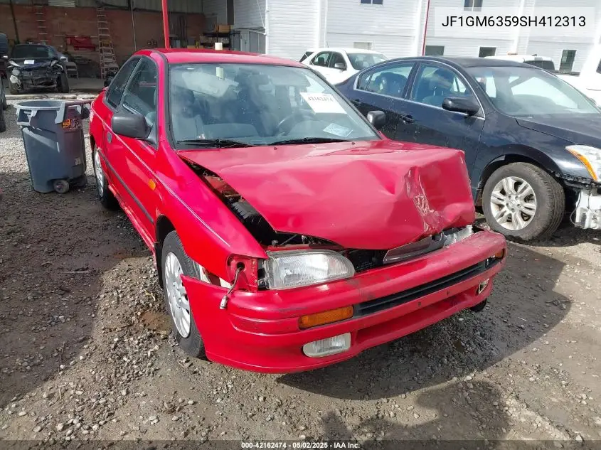 1995 Subaru Impreza L VIN: JF1GM6359SH412313 Lot: 42162474