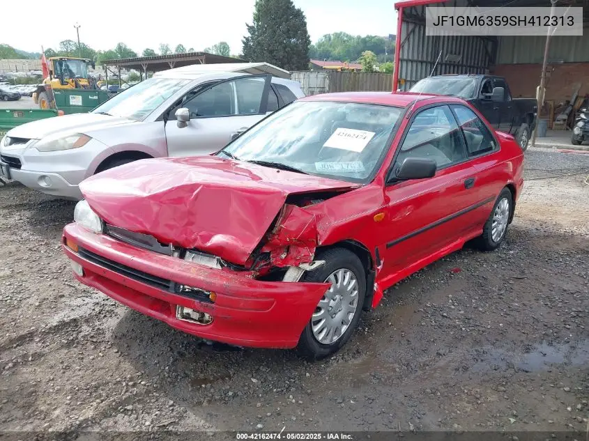 1995 Subaru Impreza L VIN: JF1GM6359SH412313 Lot: 42162474