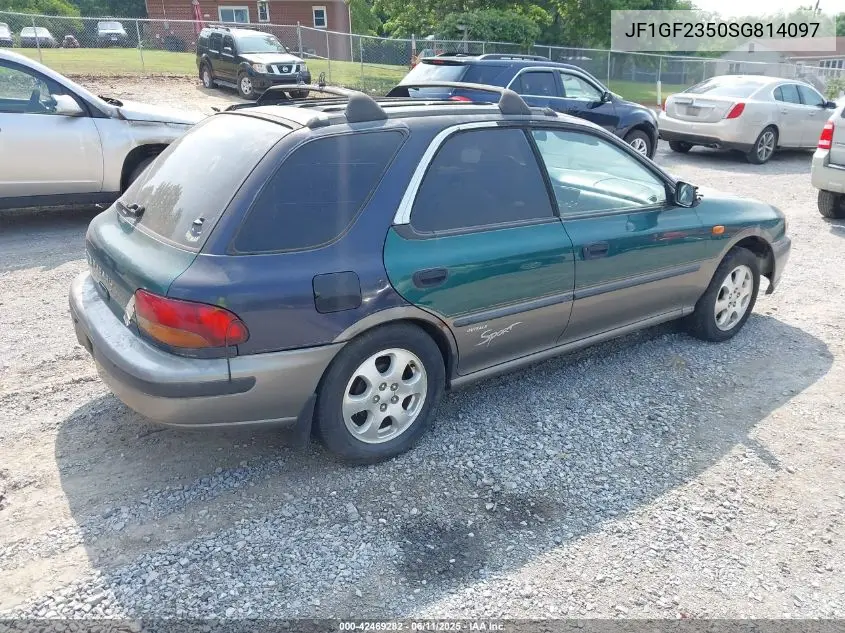 1995 Subaru Impreza L Plus/Outback VIN: JF1GF2350SG814097 Lot: 42469282