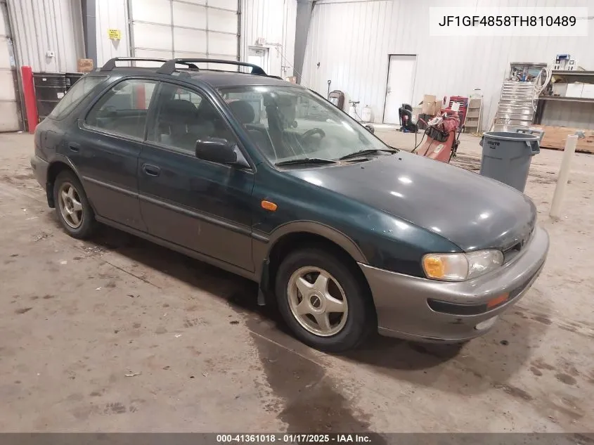 1996 Subaru Impreza Outback VIN: JF1GF4858TH810489 Lot: 41361018