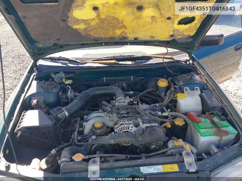 1996 Subaru Impreza L VIN: JF1GF4351TG816843 Lot: 42030884