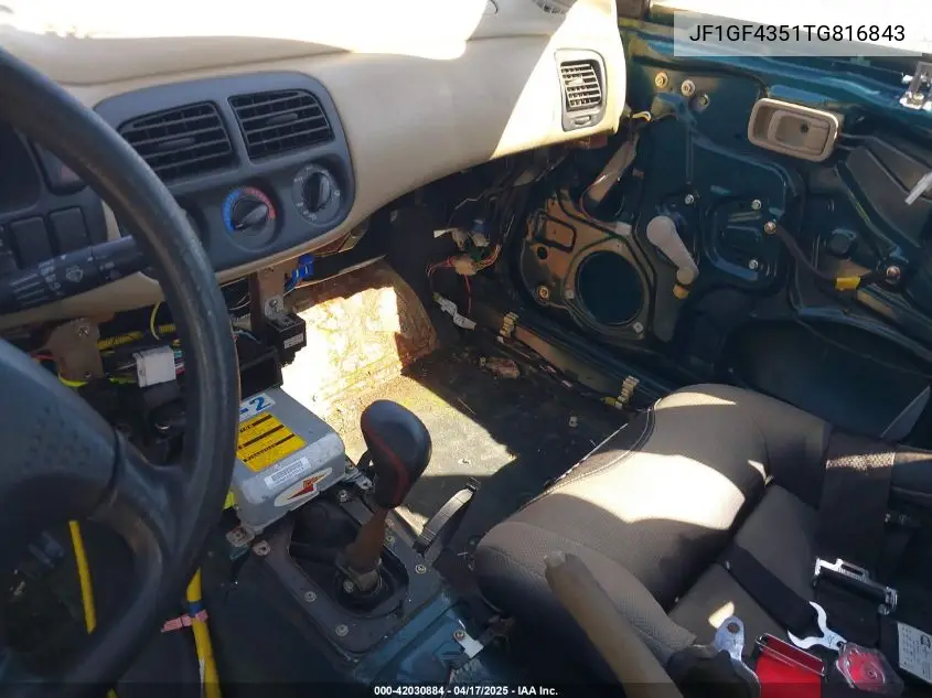 1996 Subaru Impreza L VIN: JF1GF4351TG816843 Lot: 42030884