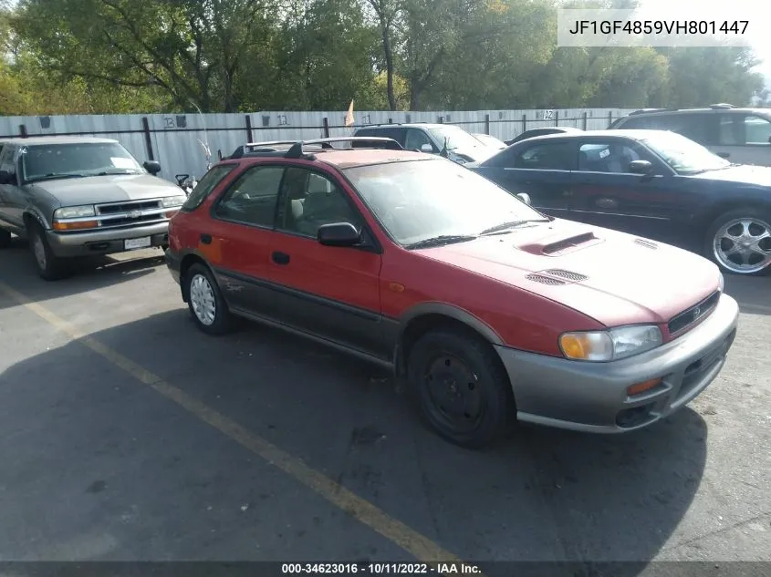 1997 Subaru Impreza Outback Sport VIN: JF1GF4859VH801447 Lot: 34623016