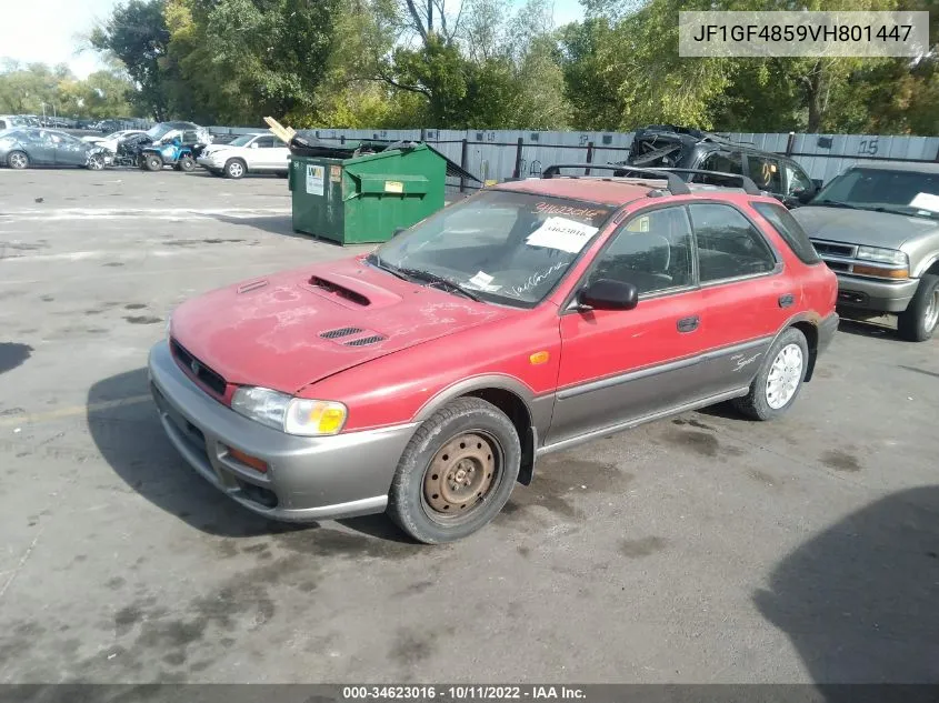 1997 Subaru Impreza Outback Sport VIN: JF1GF4859VH801447 Lot: 34623016